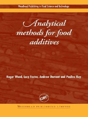 cover image of Analytical Methods for Food Additives